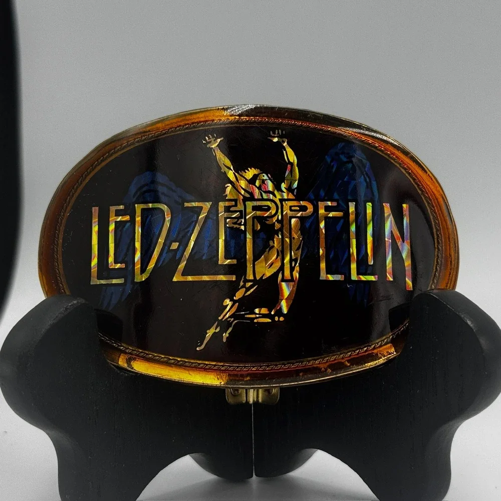 Vintage 1977 Led Zeppelin Belt Buckle‎ Pacifica Mfg Swan Song Icarus 70s Rock